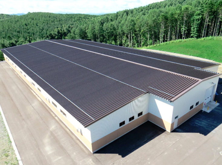 折板屋根の画像